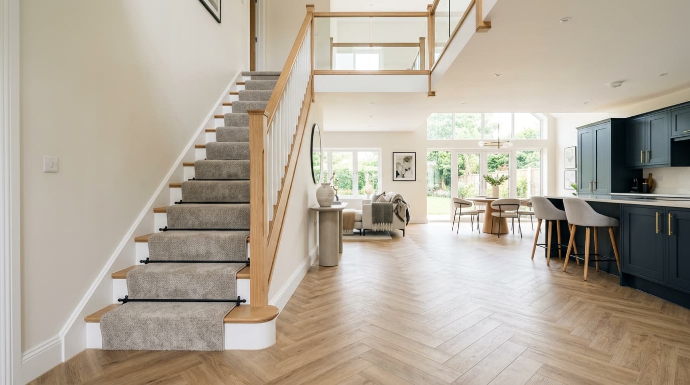 New Build Flooring Guide: Carpets, LVT & Laminate for Leicester Homes