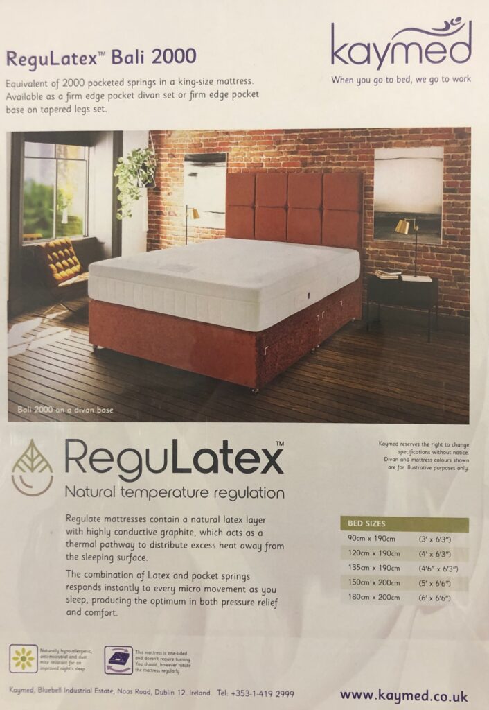 ReguLatex Bali 2000 Beds Leicester Info