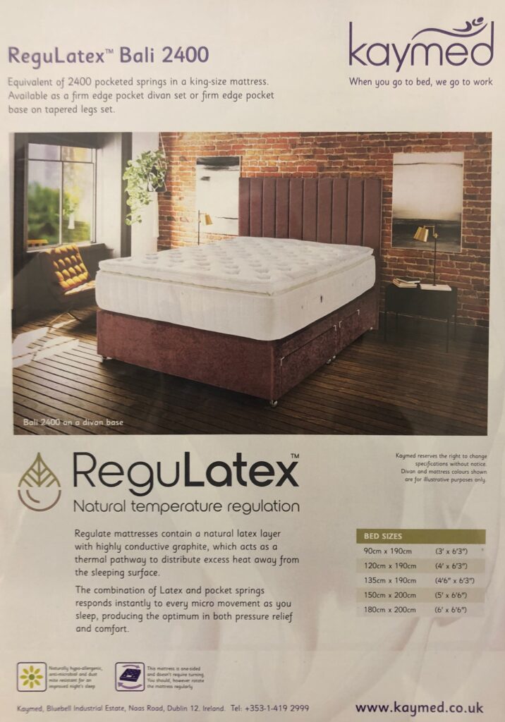 ReguLatex Bali 2400 Beds Leicester Info