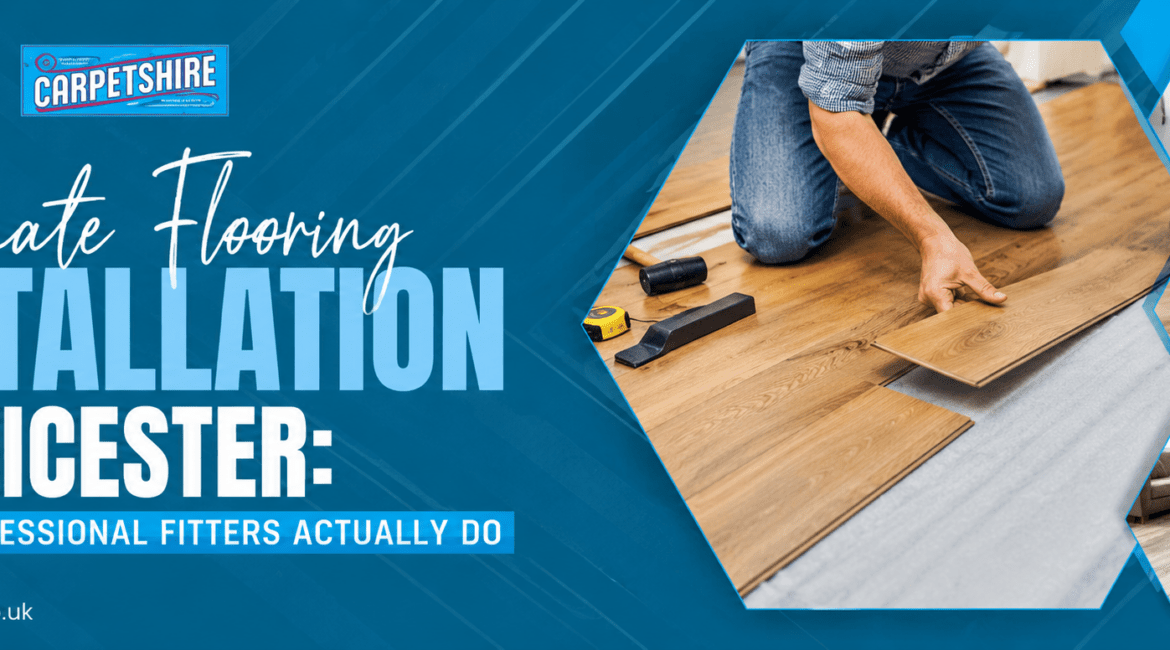 Laminate flooring installation in Leicester